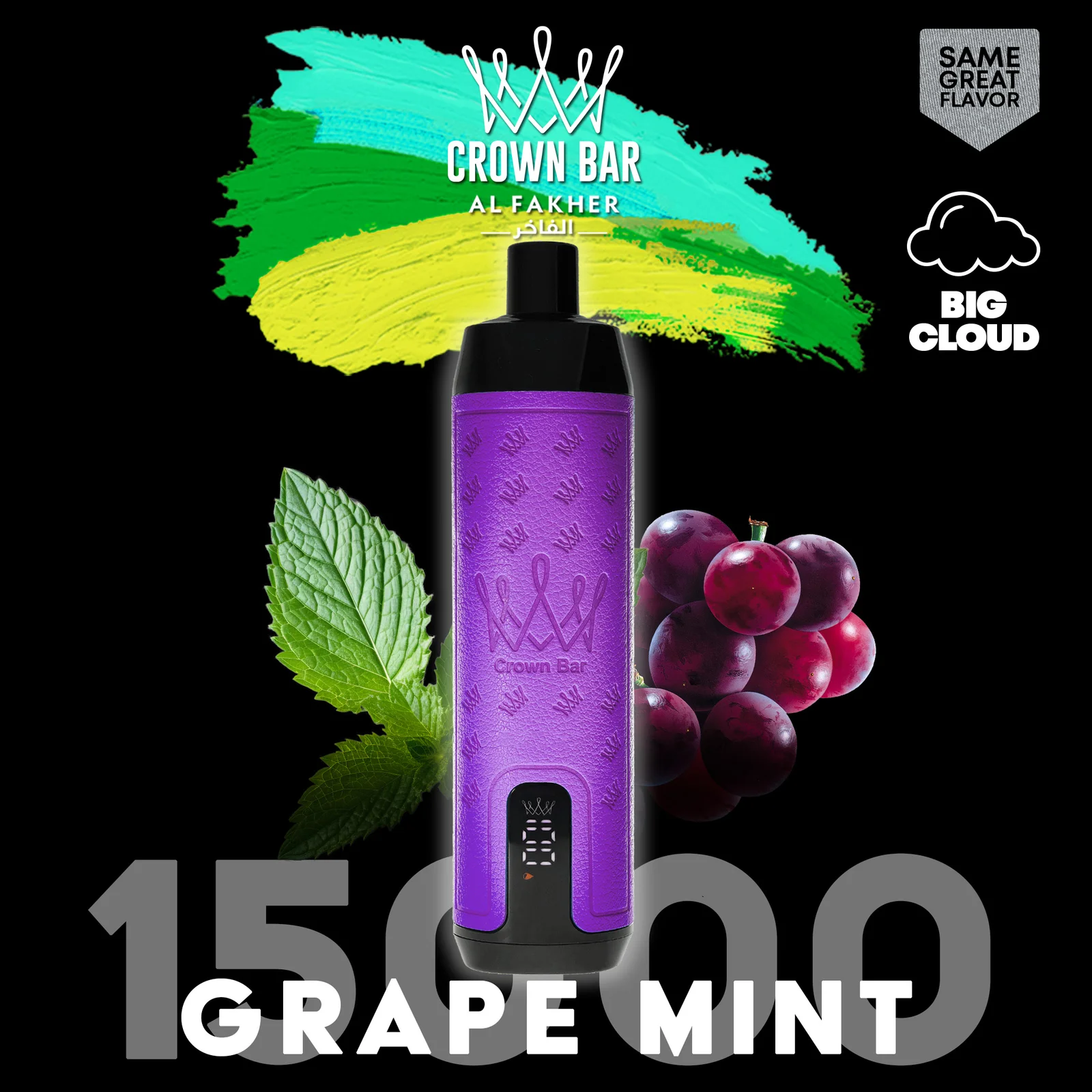 alfakher-crownbar-15000-grape-mint - Al Fakher Vape | Shop DE