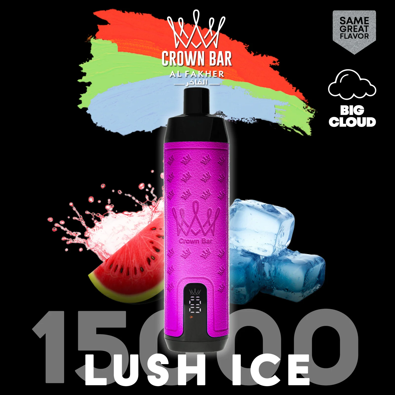 alfakher-crownbar-15000-lush-ice - Al Fakher Vape | Shop DE