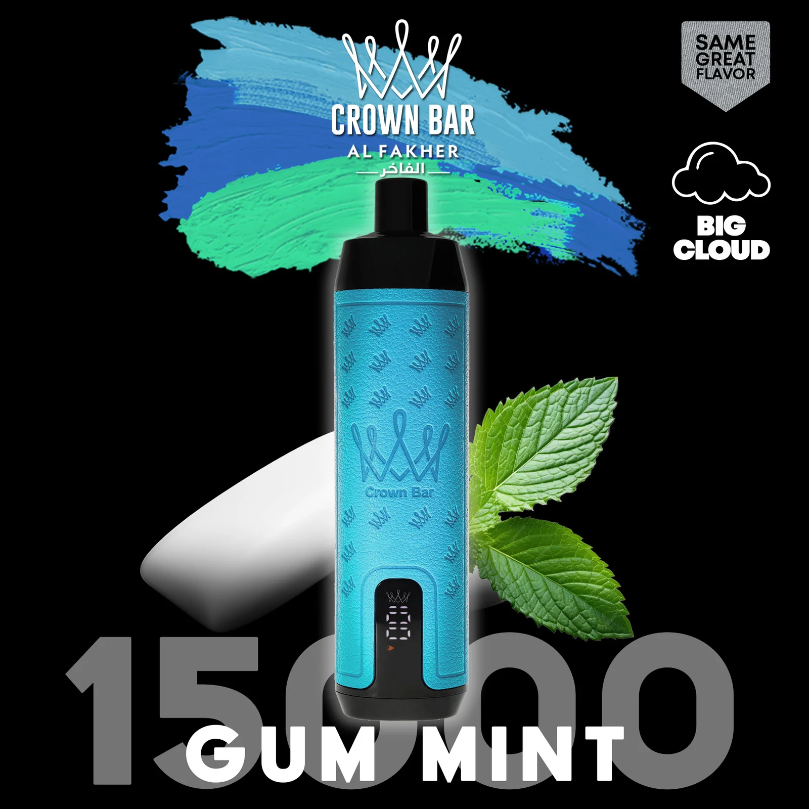 alfakher-crownbar-15000-gum-mint - Al Fakher Vape | Shop DE