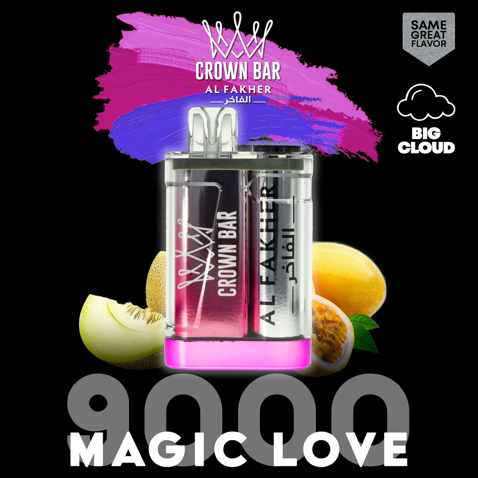 alfakher-crownbar-9000-magic-love - Al Fakher Vape | Shop DE