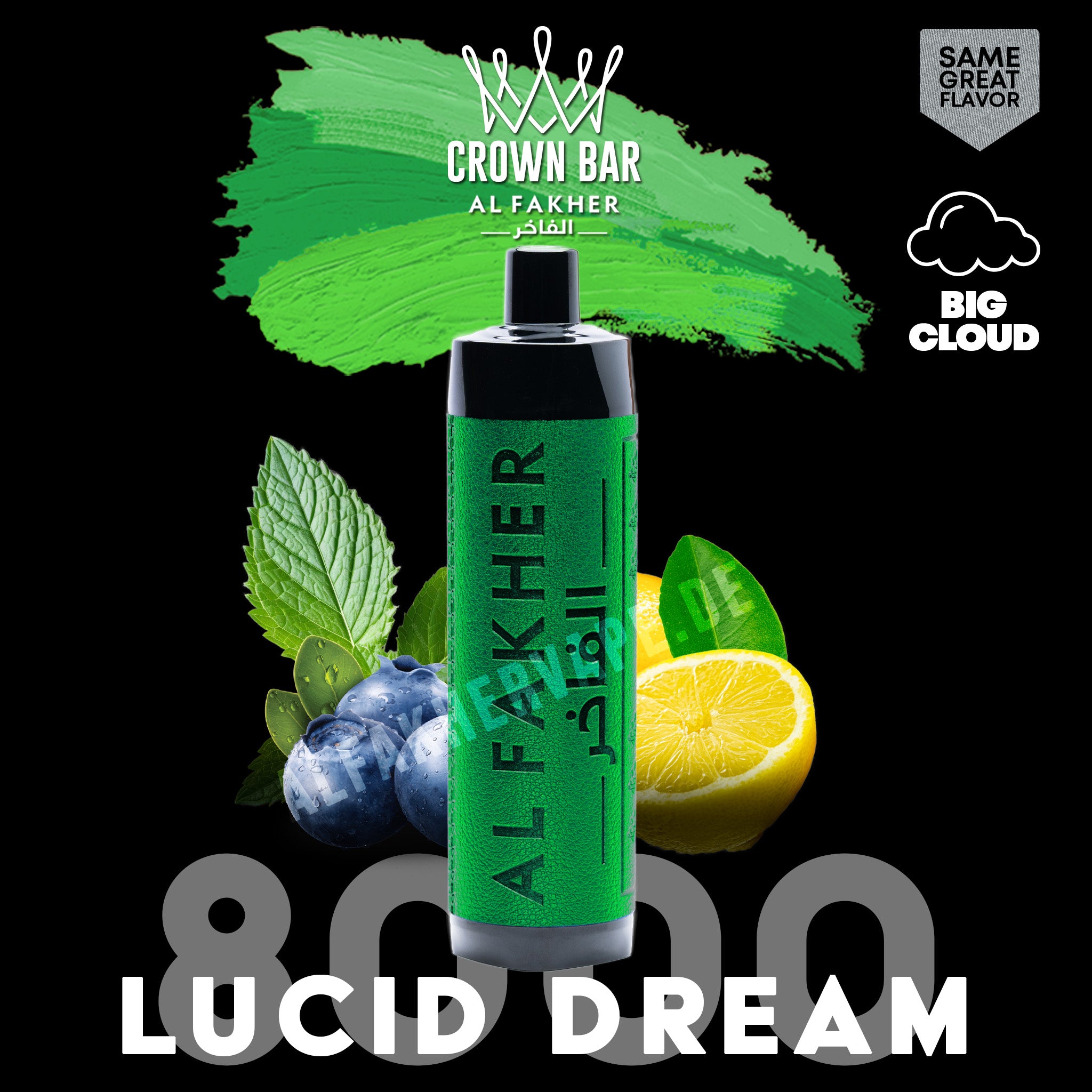 alfakher-crownbar-8000-lucid-dream - Al Fakher Vape | Shop DE